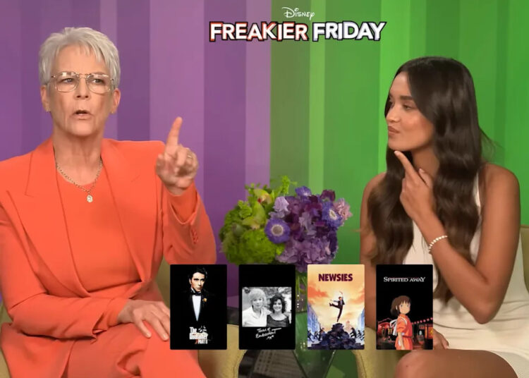 Jamie Lee Curtis and Sophia Hammons from Freakier Friday choose four favourites with Letterboxd. (Letterboxd)