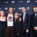 Jennifer Candy (from left), Ryan Reynolds, Rosemary Candy, Colin Hanks and Christopher Candy attend the premiere of "John Candy: I Like Me" at Toronto Film Festival.