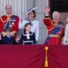 The royals at Trooping the Colour last year