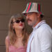 TOPSHOT - US musician Taylor Swift (L) and US NFL football player Travis Kelce (R) attend the men's final match between Italy's Jannik Sinner and USA's Taylor Fritz on day fourteen of the US Open tennis tournament at the USTA Billie Jean King National Tennis Center in New York City, on September 8, 2024.
