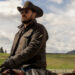Cole Hauser riding a horse in Montana as Rip Wheeler