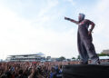Singer Chad Gray and metal band Mudvayne perform to a crowd of thousands at Friday's 2025 Louder Than Life music festival in Louisville, Kentucky Sept. 19, 2025.
