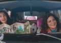 Gabby (Laila Lockhart Kraner), left, and Gigi (Gloria Estefan) in DreamWorks Animation's "Gabby's Dollhouse: The Movie." (DreamWorks Animation)