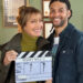 Jane Seymour and Rohan Nedd on set of 'Harry Wild' Season 5