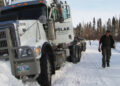 Art Burke on Season 10, Episode 1, of History Channel's 'Ice Road Truckers,' August 4, 2016.