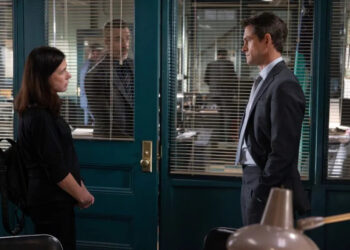 Maura Tierney as Lieutenant Jessica Brady, Hugh Dancy as A.D.A. Nolan Price — 'Law & Order' Season 25 Premiere
