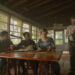 Fabien Frankel, Thuso Mbedu, Alison Oliver, and Mark Ruffalo in 'Task'