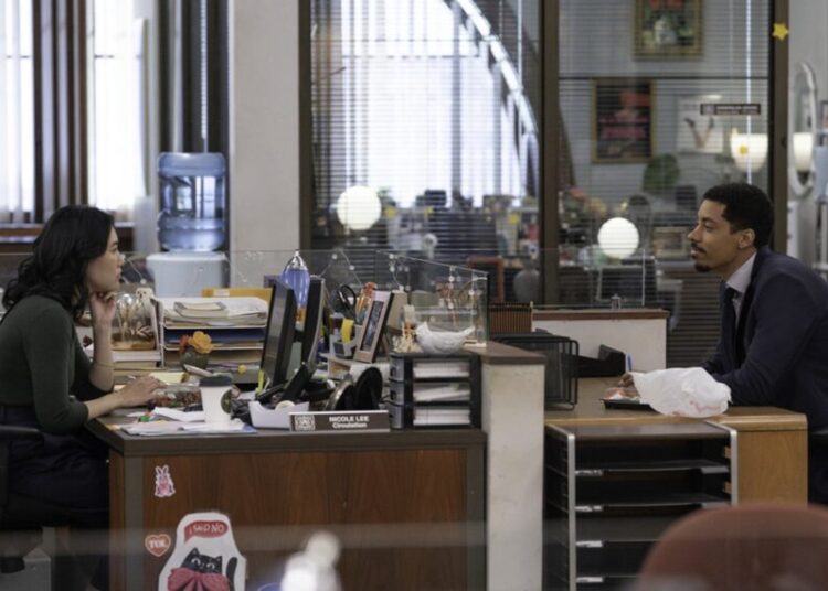 Ramona Young and Melvin Gregg in 'The Paper'