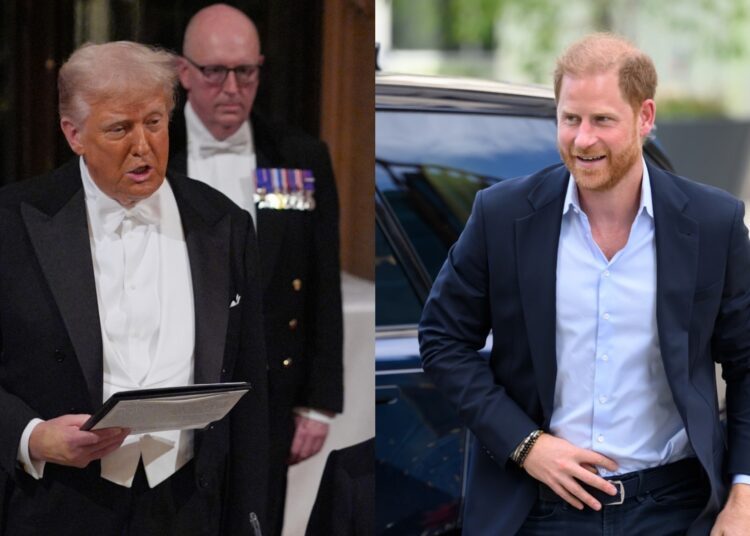 Donald Trump’s ‘dig’ at Prince Harry during UK banquet dinner exposed