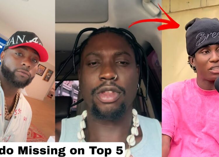 Verydarkman Changed his Life & Davido missing on Spotify Tops Afrobeats Artists 2025