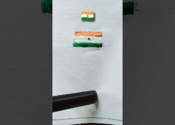 Indian flag drawing | #art #artist #artwork #artshorts #15august #viral #trending #shortsfeed