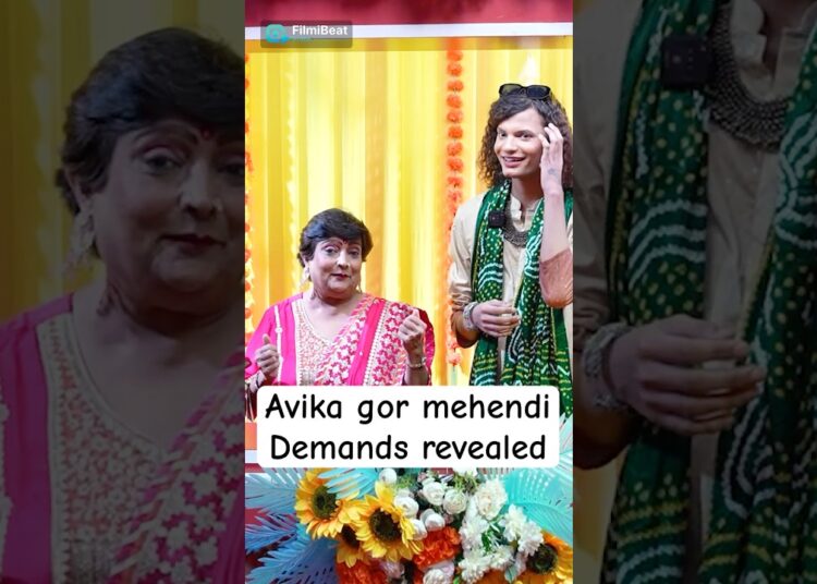 Veena Mehendi Artist Reveals Avika Gor’s Mehendi Demands #shorts #filmibeatprime