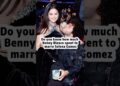 how much Benny Blanco spent to marry Selena Gomez #shorts #youtube #celebrity #selenagomez #benny
