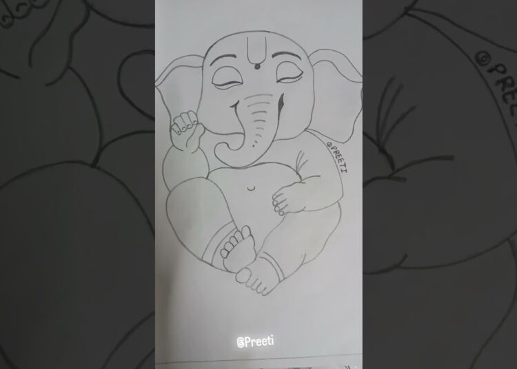 Jai ganesh #trending #drawing #art #explore #artist #youtubeshorts #artwork #sketch