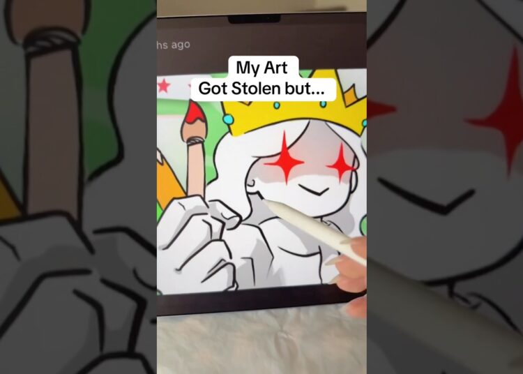 Roblox stole my art… #art #artist #draw #drawing