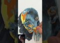 🖊 Marker Portrait Sketch | Expressive Character Study#art #painting #drawing
