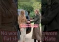 No wonder Melania wore flat shoes to meet Kate #shorts #celebrity #famous #catherine #melaniatrump