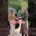No wonder Melania wore flat shoes to meet Kate #shorts #celebrity #famous #catherine #melaniatrump