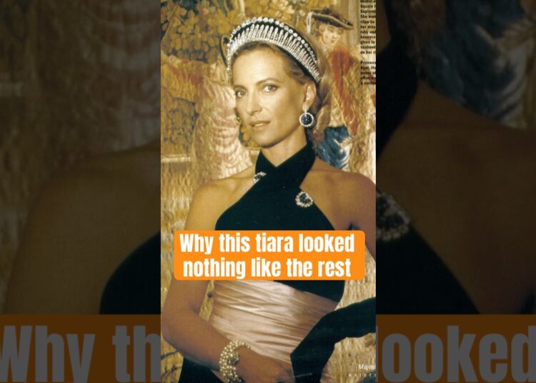 Why this tiara looked nothing like the rest #royal #royalfamily #tiara