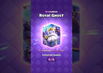 New Evolution Royal Ghost Guide 👻 #clashroyale #shorts