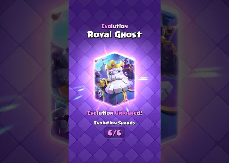 New Evolution Royal Ghost Guide 👻 #clashroyale #shorts