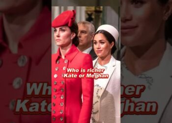 Who is richer？ Kate or Meghan #kate #meghan #william #harry #royal #fyp