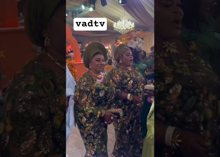 MIDE MARTINS,ALLWELL ADEMOLA AT PRISCY WEDDING #shorts #nollywood #celebrity #trending #shortsfeed