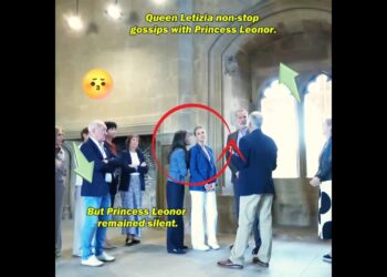Princess Leonor remained silent during Queen Letizia gossips🫣😜 #shorts