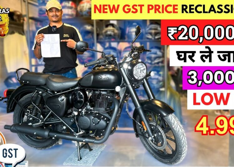 Royal Enfield Classic 350 Price After New GST Rule 😱New Finance Details || EMI Down Payment