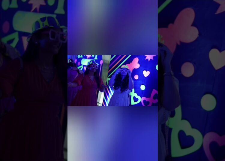 Neon party -Girls, gossips and grace #fun #trending