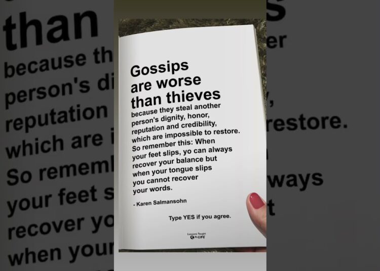 Gossips Are Worse Than Thieves 💭🚫 #shortsviral #quotes #motivation #shorts