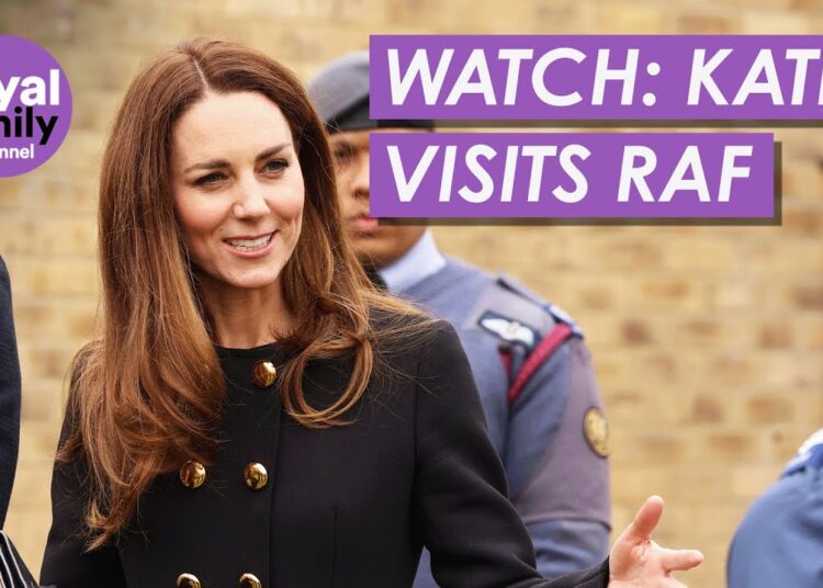 WATCH: Princess of Wales at RAF Coningsby for Royal Air Force Engagement
