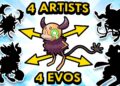 4 Artists Design Evolved Forms for my Pokemon 4