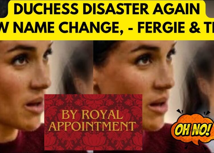DUCHESS OF DISASTER…NEW NAME , TITLE & SECRET PLANS #royal #meghan #princeharrry