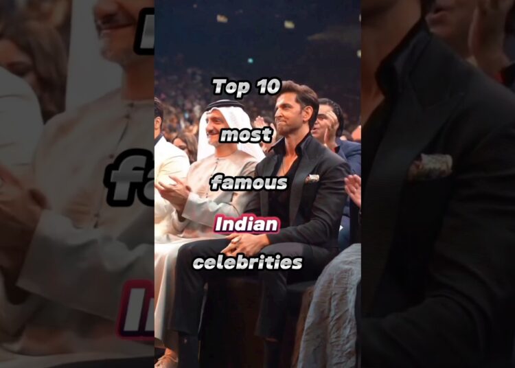 Top 10 most famous Indian celebrities #celebrity #viral