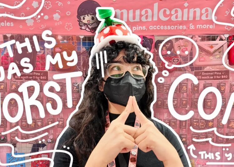 🥲 LA Comic Con was interesting… | Artist Alley Vlog 2025