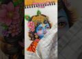 Rate my drawing 😍 #art #drawing #trending #radha #viralvideo #painting