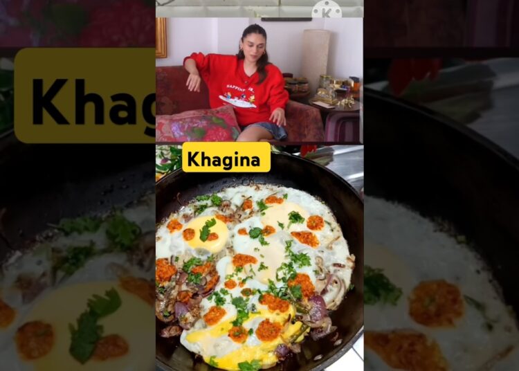 Hyderabadi khagina by Aditi Rao Hydari #celebrity #youtubeshorts  #shorts