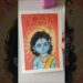krishna👣🦚 #artist #shorts #ytshorts #youtubeshorts #painting #satisfying #shortsfeed #art