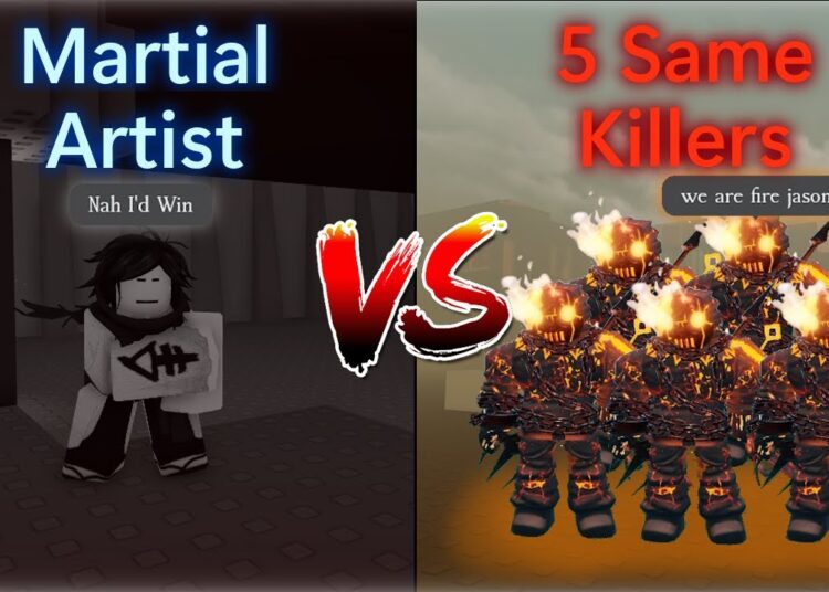 Martial Artist Vs 5 of Every Killer in Forsaken (Roblox Forsaken)