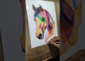 horse drawing  finel part #shorts #art #artist #penting