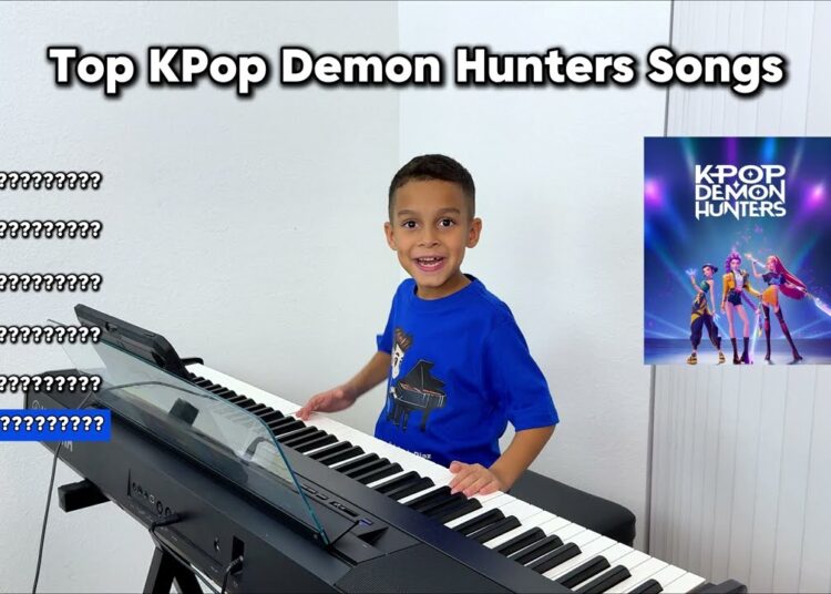 TOP KPop Demon Hunter Songs 🎹 7 Year Old Piano Prodigy Jelijah Diaz #kpopdemonhunters #piano #talent