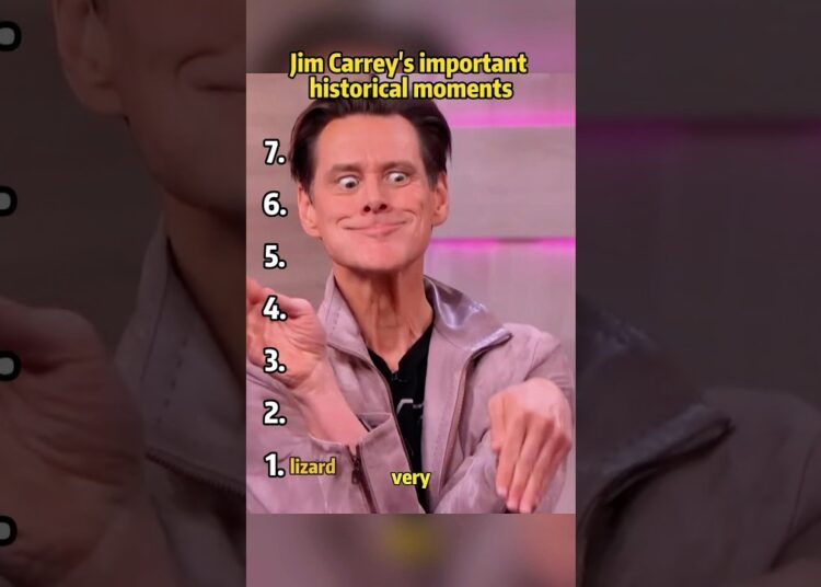 Jim Carrey’s important historical moments#JimCarrey#celebrity