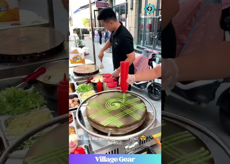 Forget Art Class, This Griddle is the Canvas! 🎨 These Food Artists are So Satisfying & Perfect!