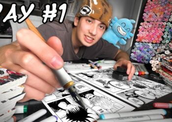 I Made my First MANGA in 1 WEEK!! 👀🎨 (in Japan)