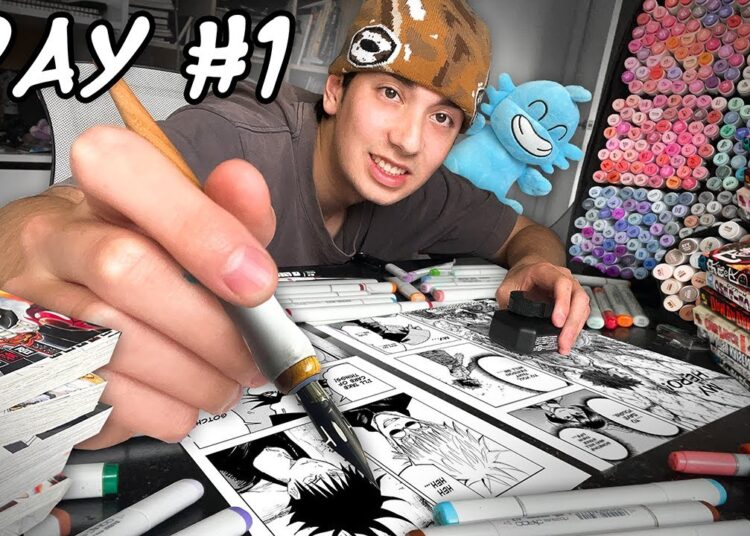 I Made my First MANGA in 1 WEEK!! 👀🎨 (in Japan)