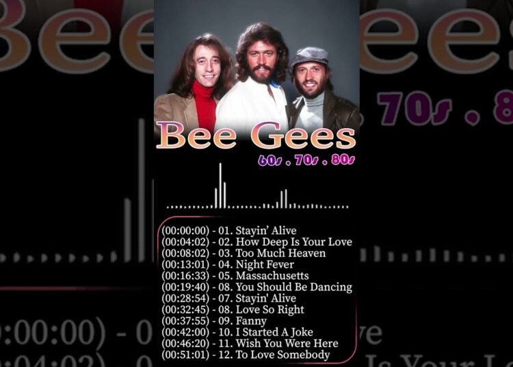 BeeGees 💋 Greatest Hits Full Album 🔍 The Best Songs Of BeeGees Playlist Short 9