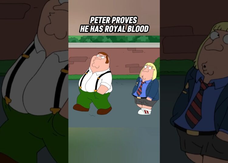 Peter proves he has royal blood