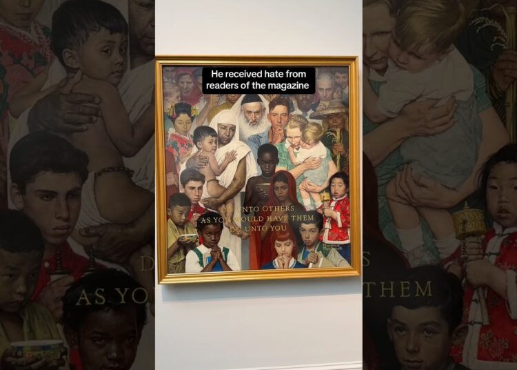 The art of Norman Rockwell #history #art