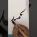 Al-Hameed Allah Beautiful Name calligraphy #artist #art #subscribe #share #shorts #learning